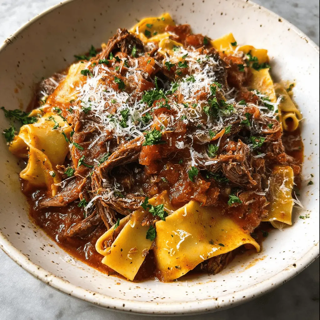 Slow Cooker Beef Ragu Recipe for Easy Dinners