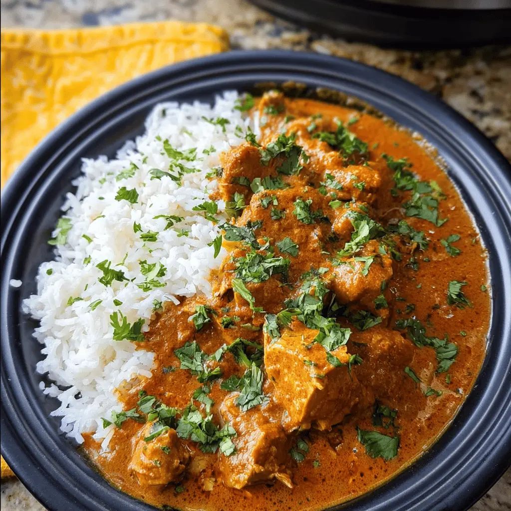 Easy Slow Cooker Indian Butter Chicken Recipe