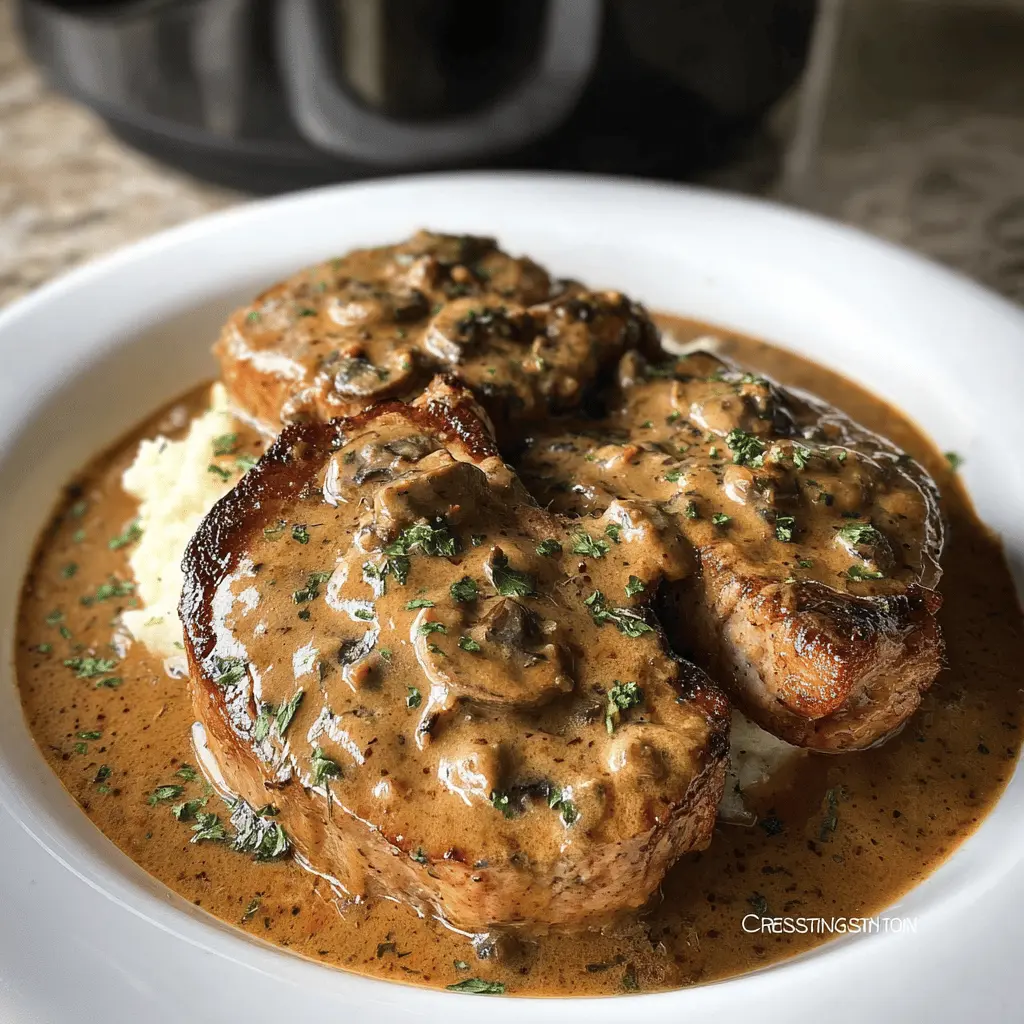 Tender Crock Pot Smothered Pork Chops Recipe