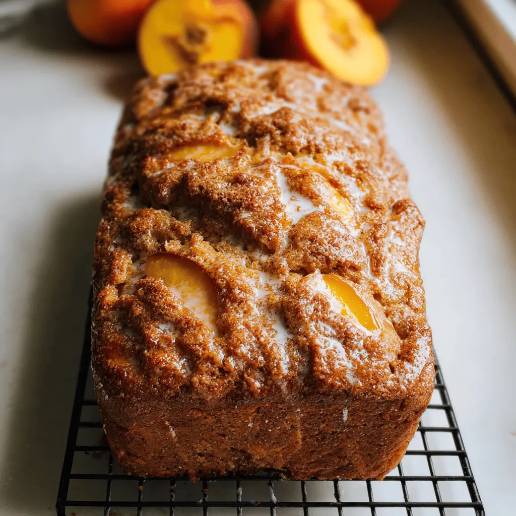 Easy Cinnamon Peach Bread Recipe