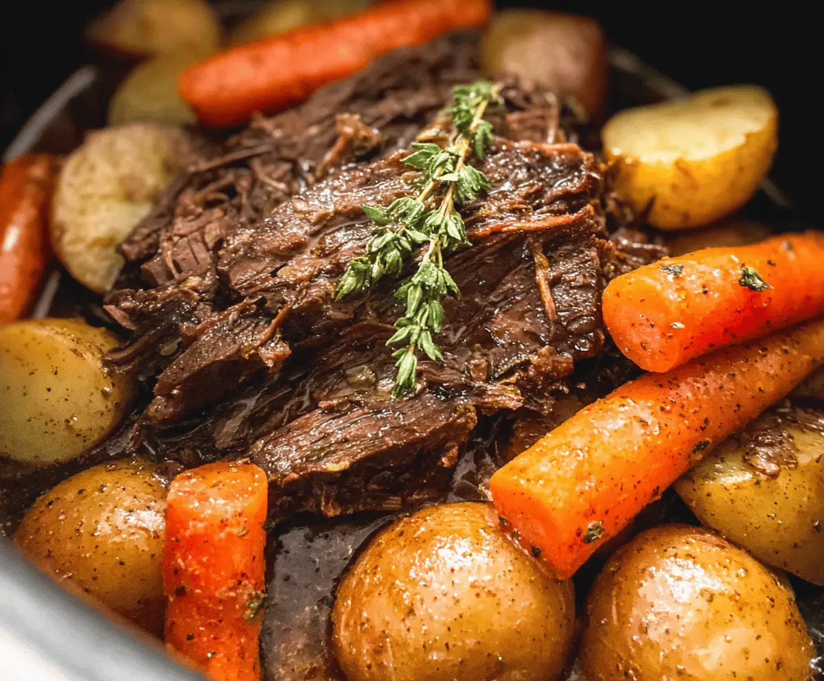 Tender Instant Pot Pot Roast Recipe