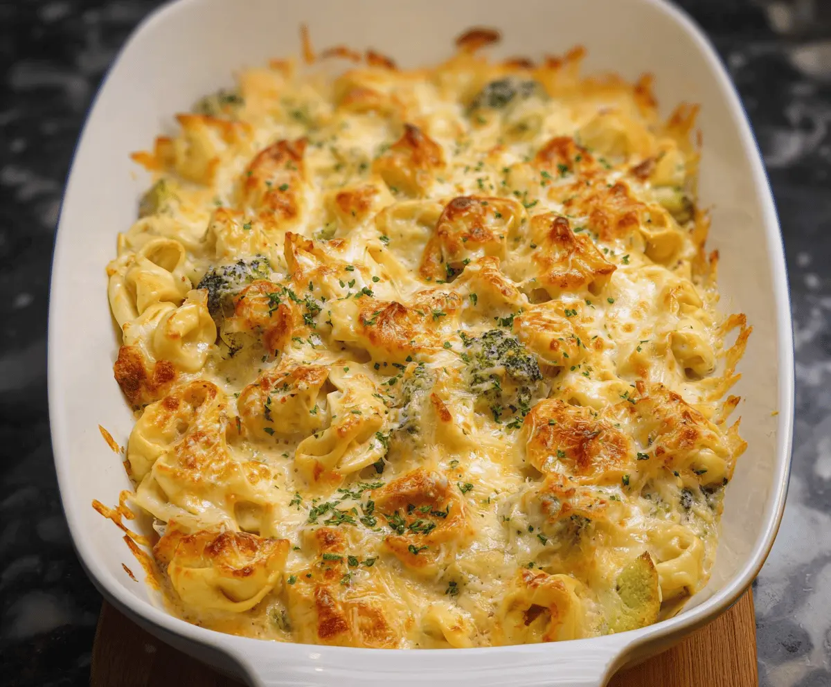 Alfredo Tortellini Bake