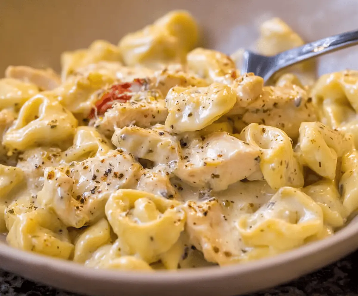 Garlic Parmesan Chicken Tortellini