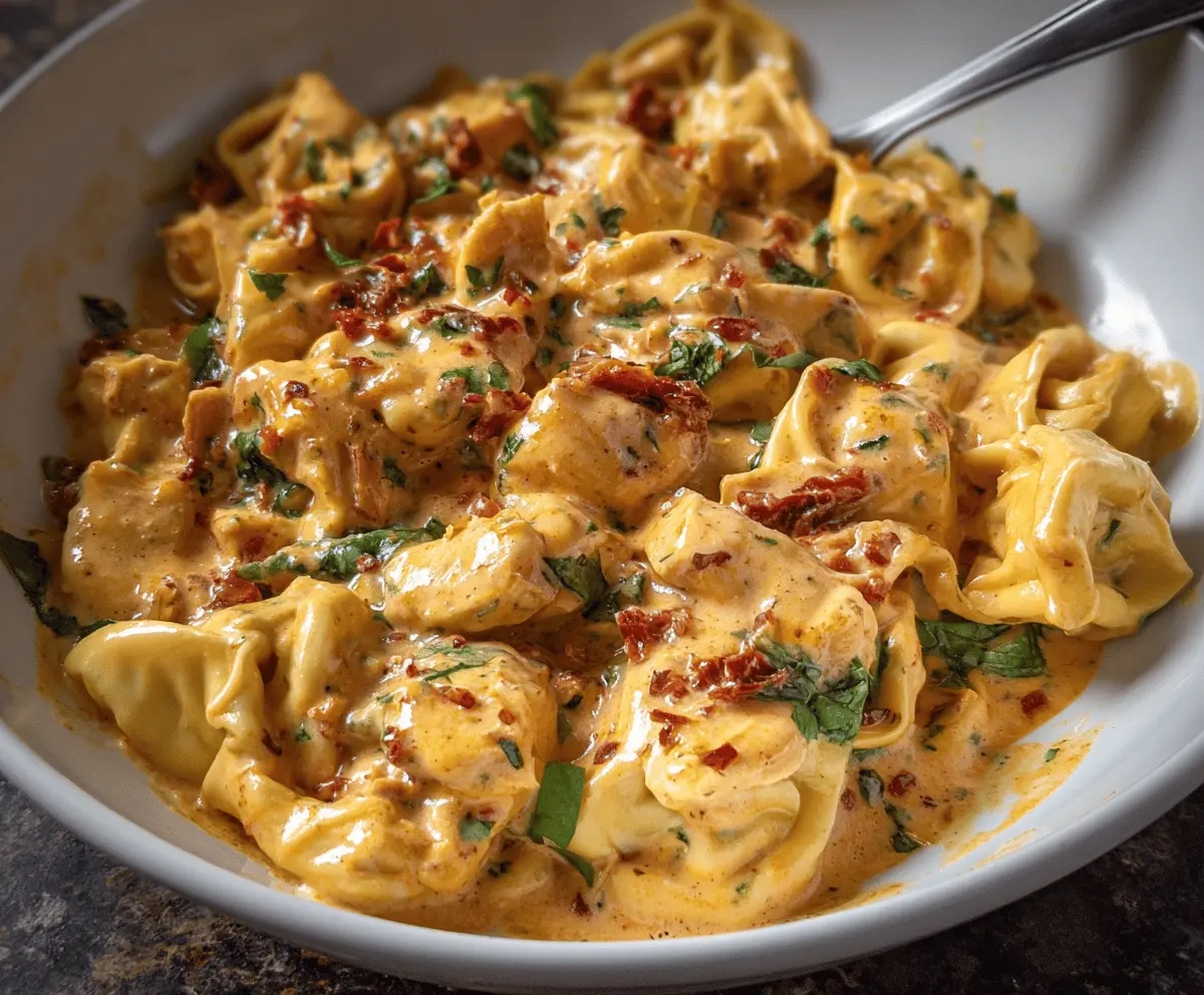 Marry Me Chicken Tortellini