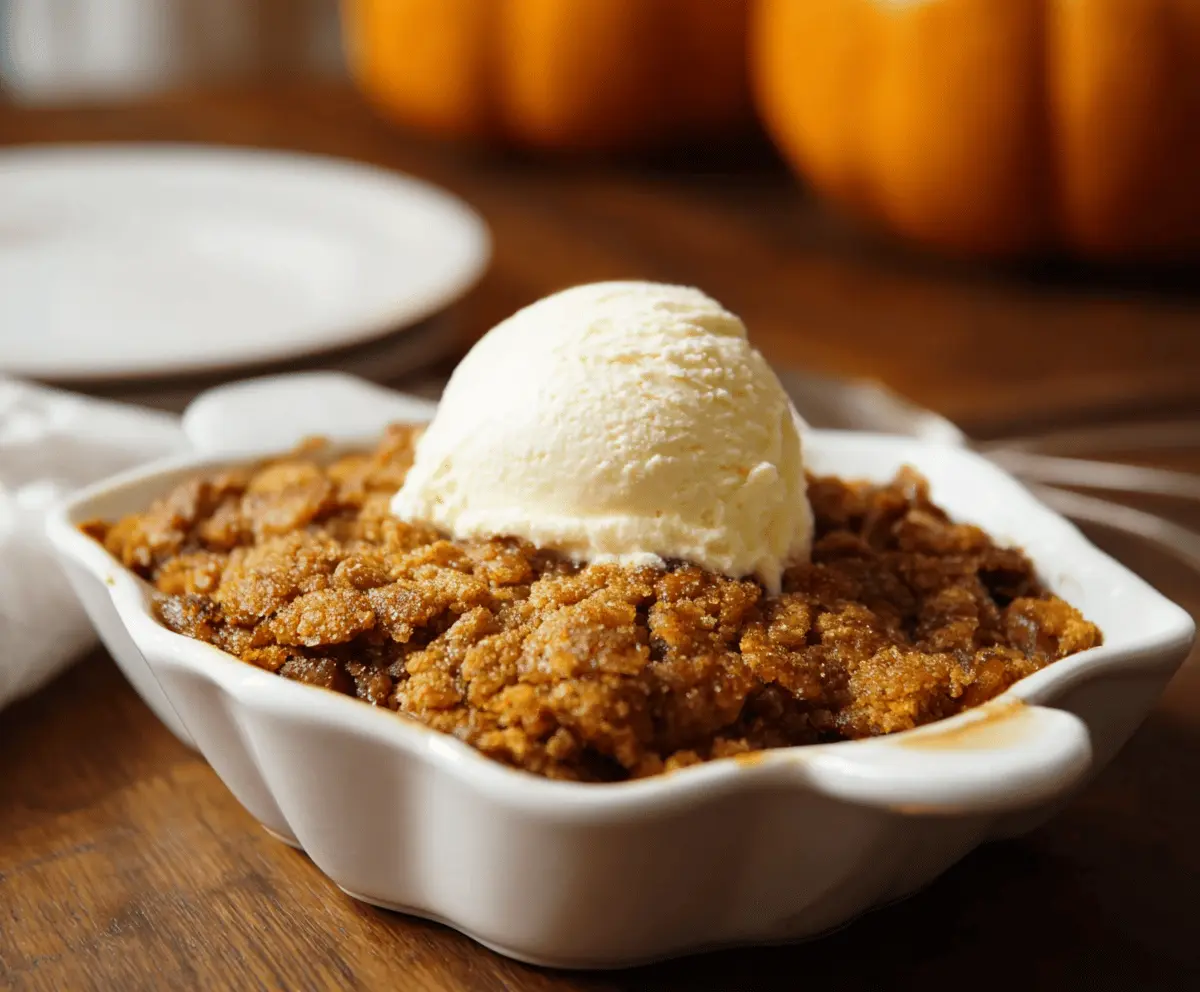 Pumpkin Cobbler