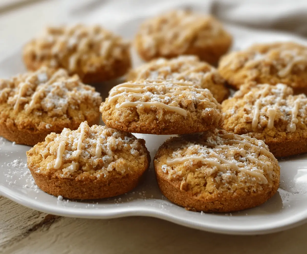 Delicious homemade pumpkin pie cookies with spiced pumpkin filling and crumbly cookie crust on a rustic wooden surface
