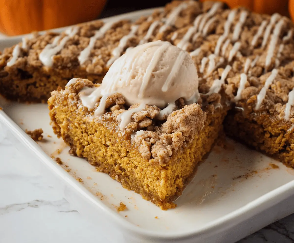 Pumpkin Pie Crisp With Cinnamon Streusel