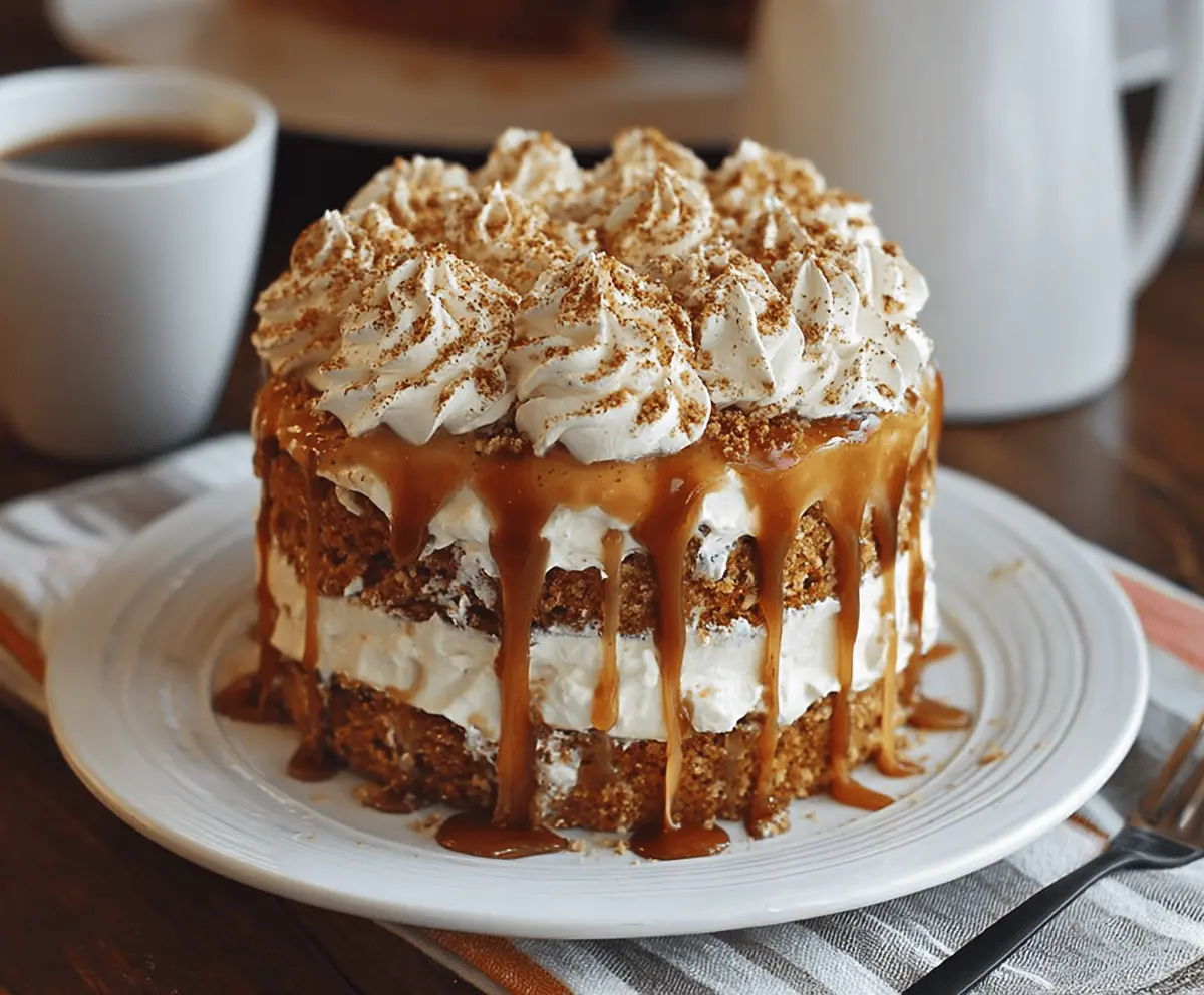 Pumpkin Spice Latte Cake