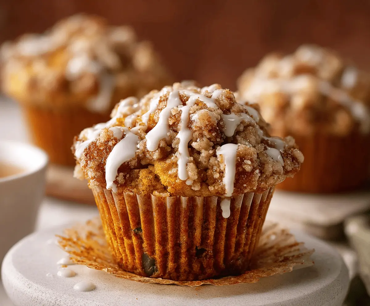 Pumpkin Streusel Muffins