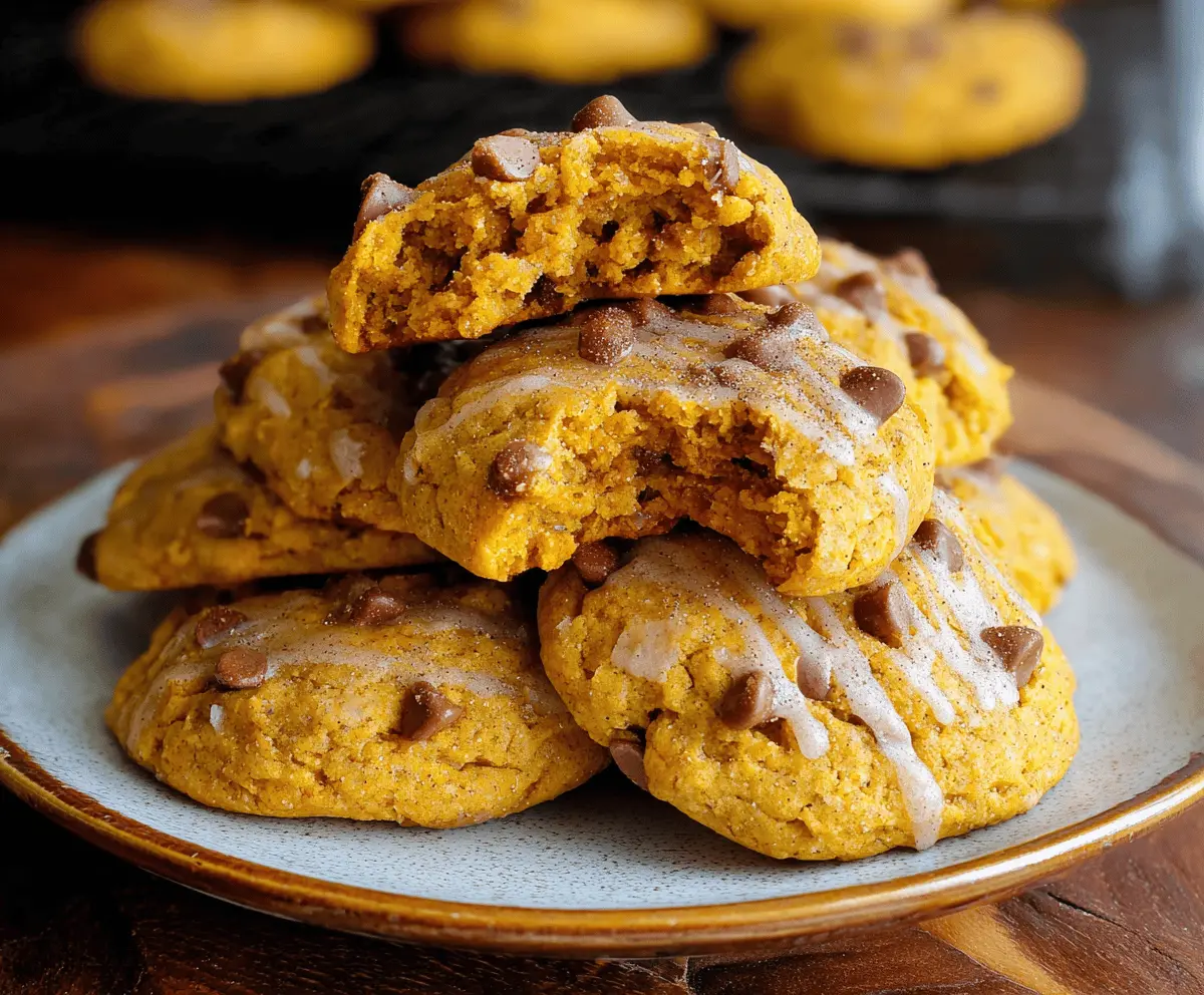 Soft Pumpkin Pie Cookies