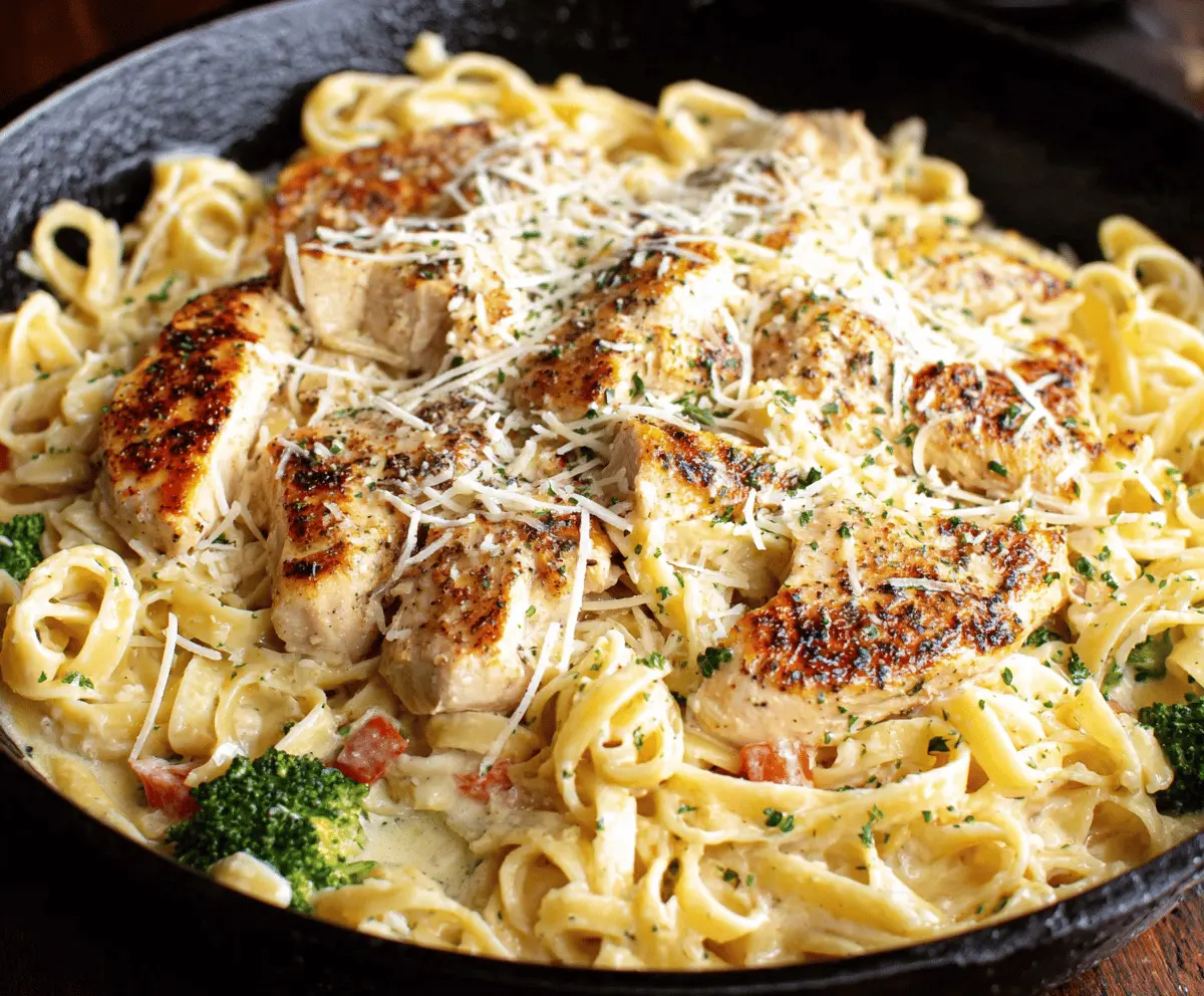 Easy Parmesan Chicken Pasta