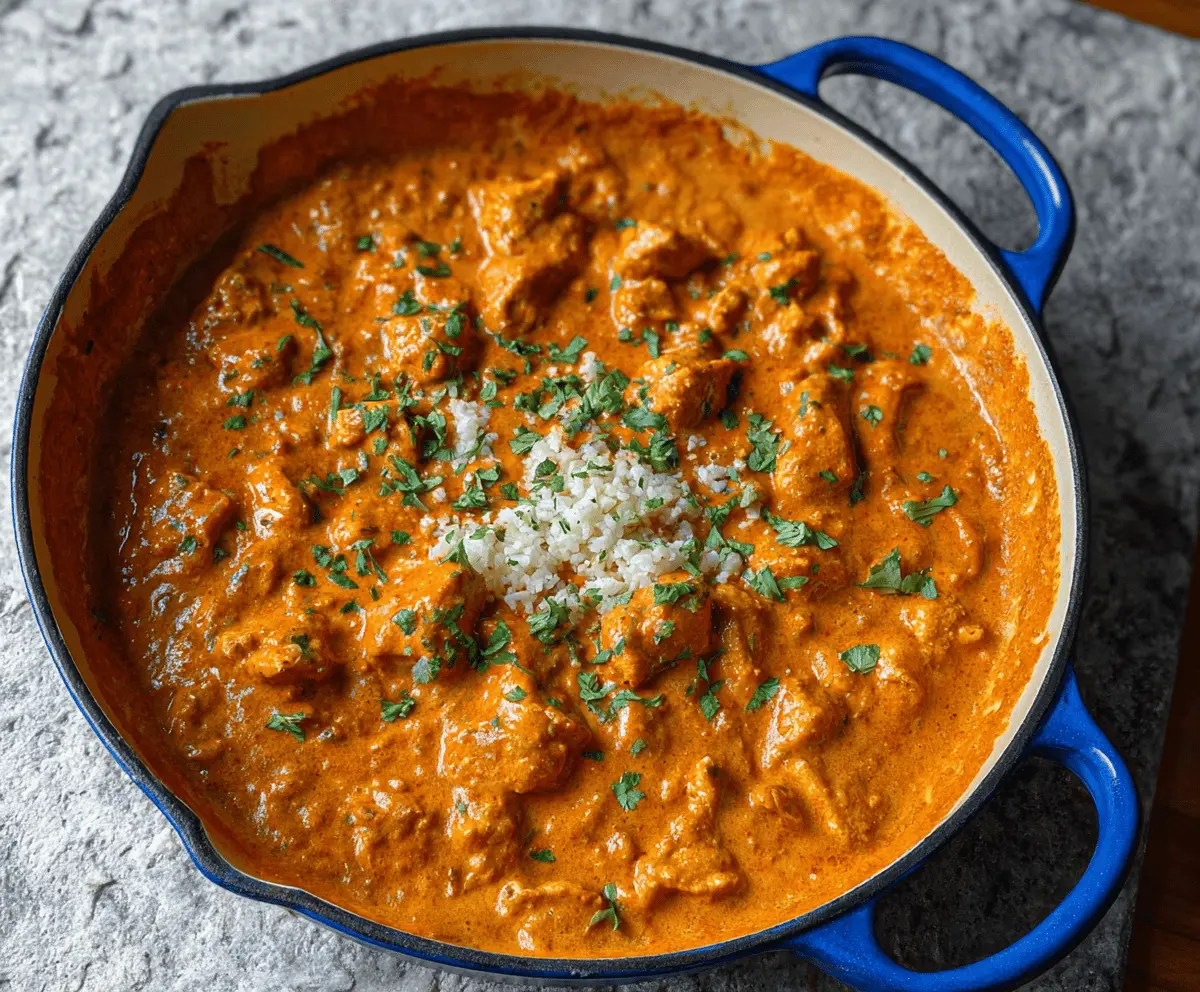 Homemade Butter Chicken