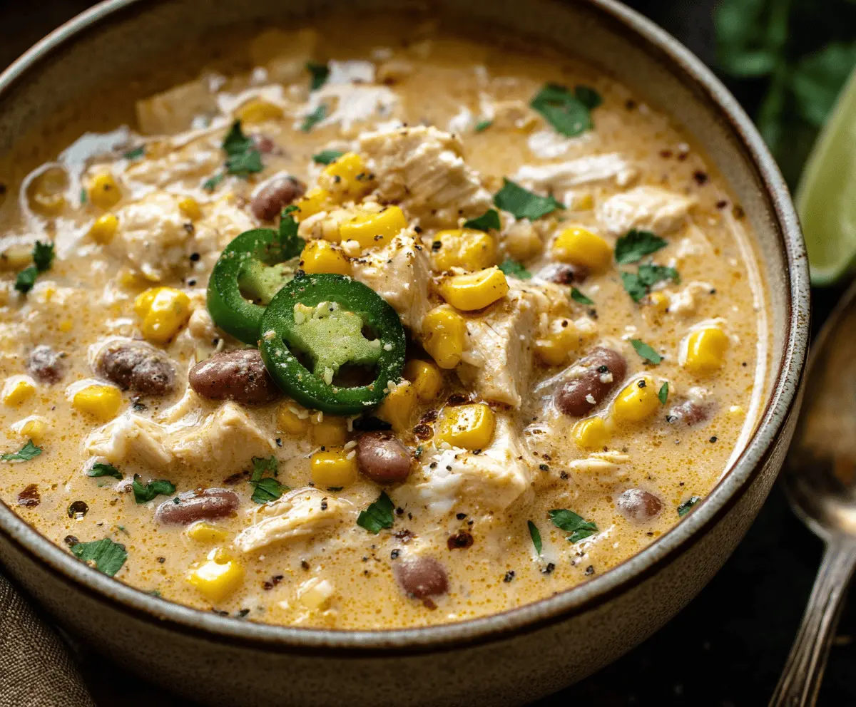 Mexican Street Corn White Chicken Chili
