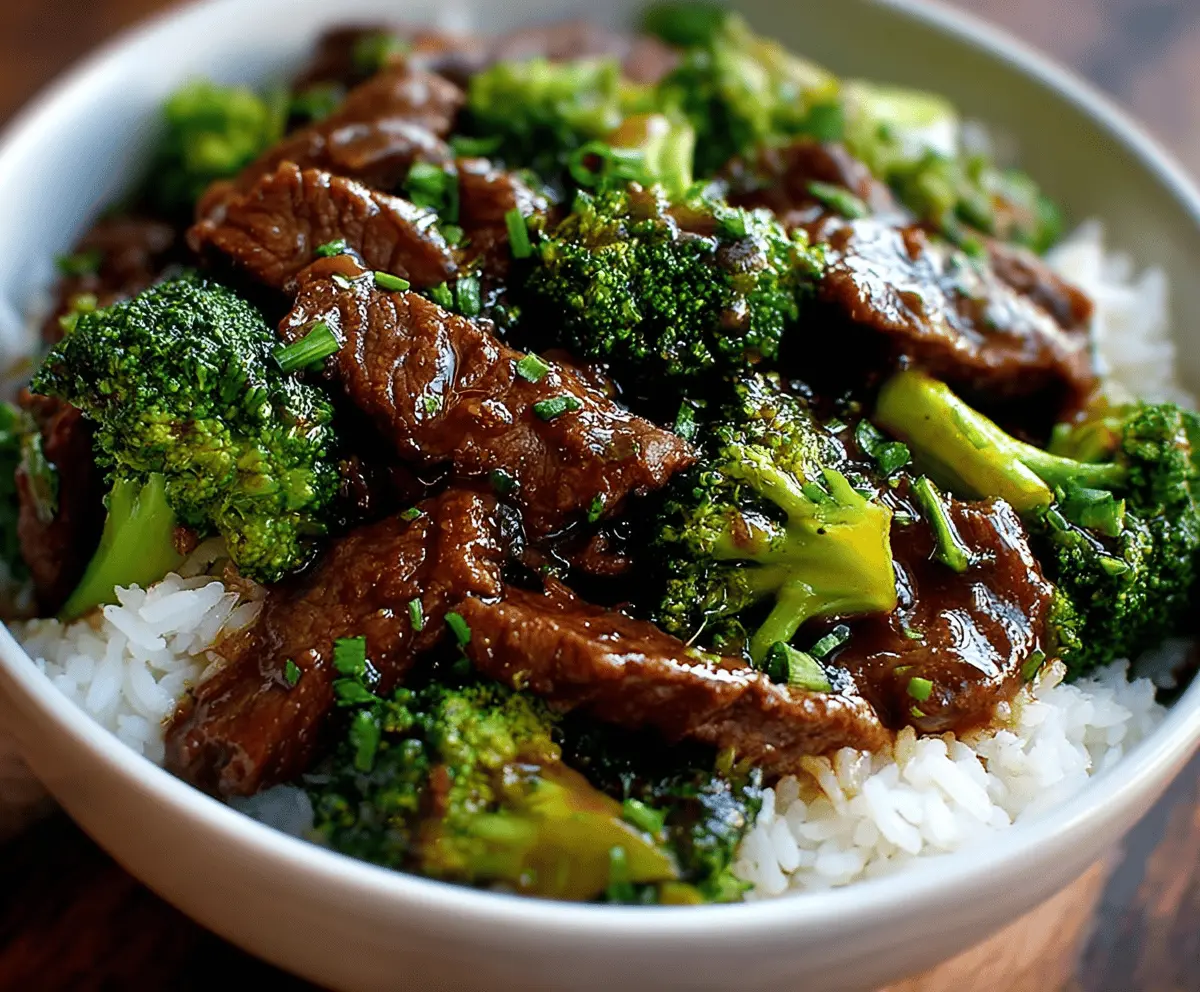 Easy Crock Pot Beef and Broccoli Recipe