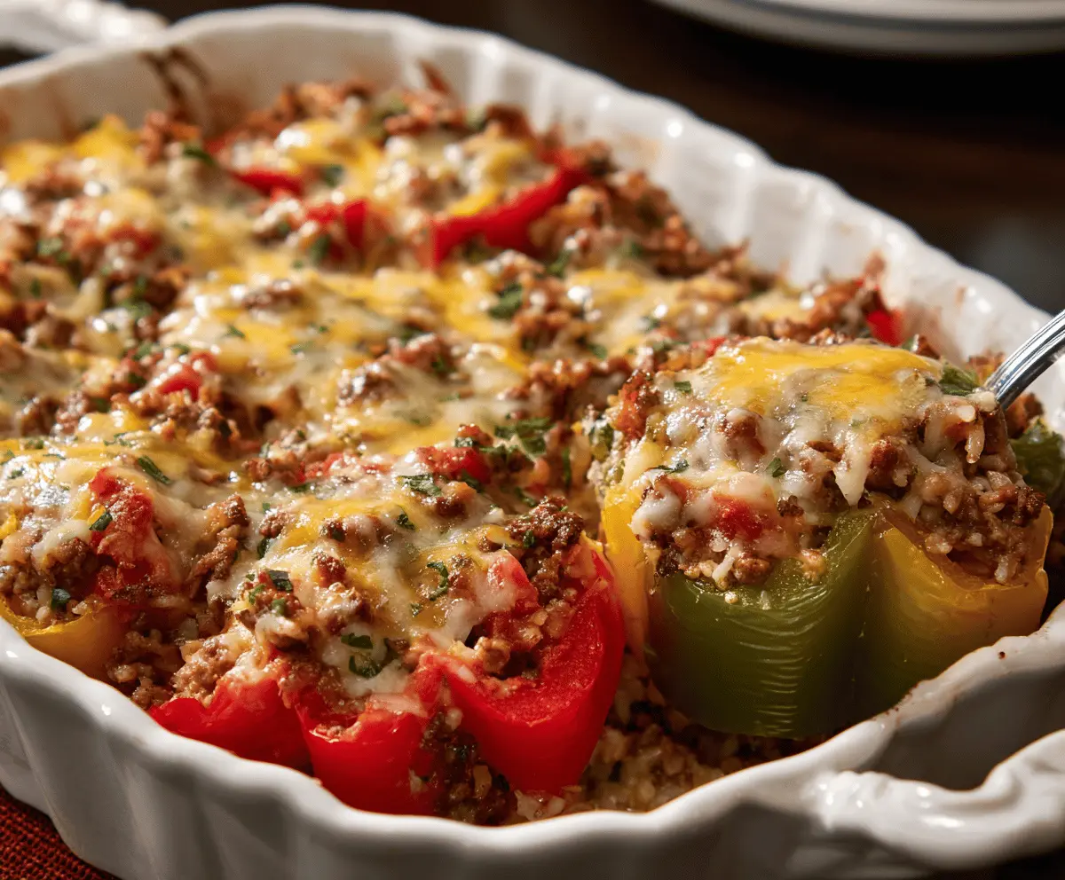 Pioneer Woman Stuffed Pepper Casserole Recipe