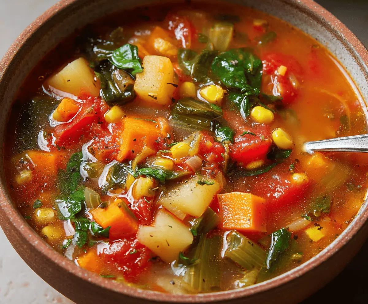 Sweet Potato Vegetable Soup