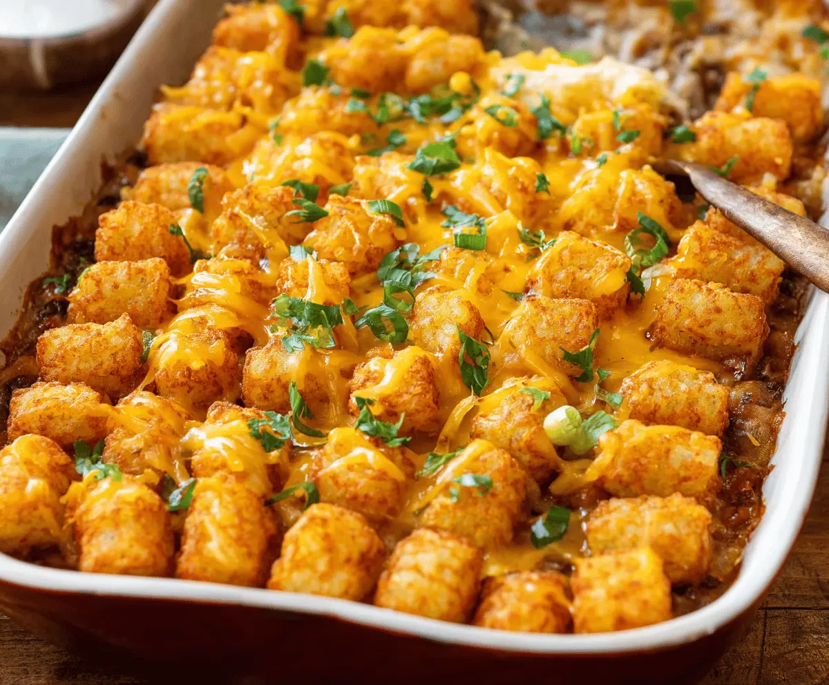 Easy Tater Tot Casserole Recipe – Delicious Comfort Food