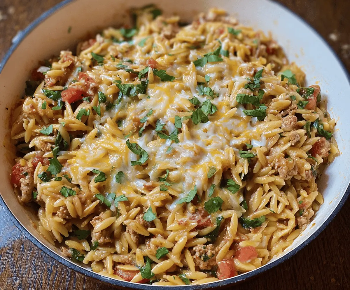 Easy & Delicious Ground Turkey Orzo Recipe for Quick Meals