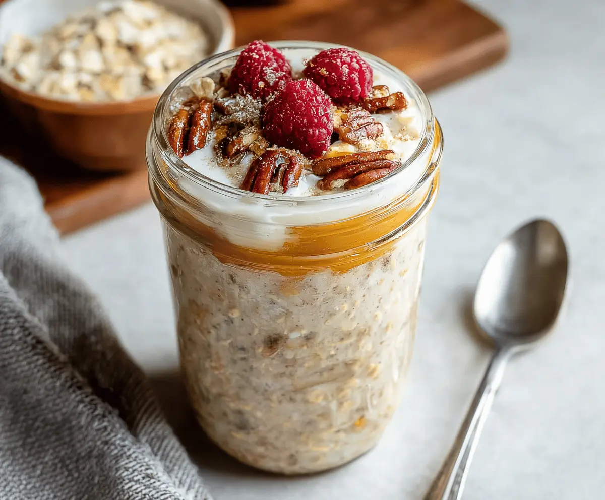 Easy Brown Sugar Overnight Oats Recipe for Quick Healthy Breakfast