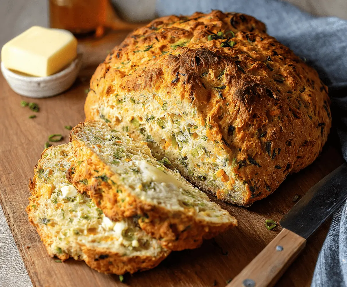 Easy Cheddar and Herb Soda Bread Recipe for Homemade Freshness