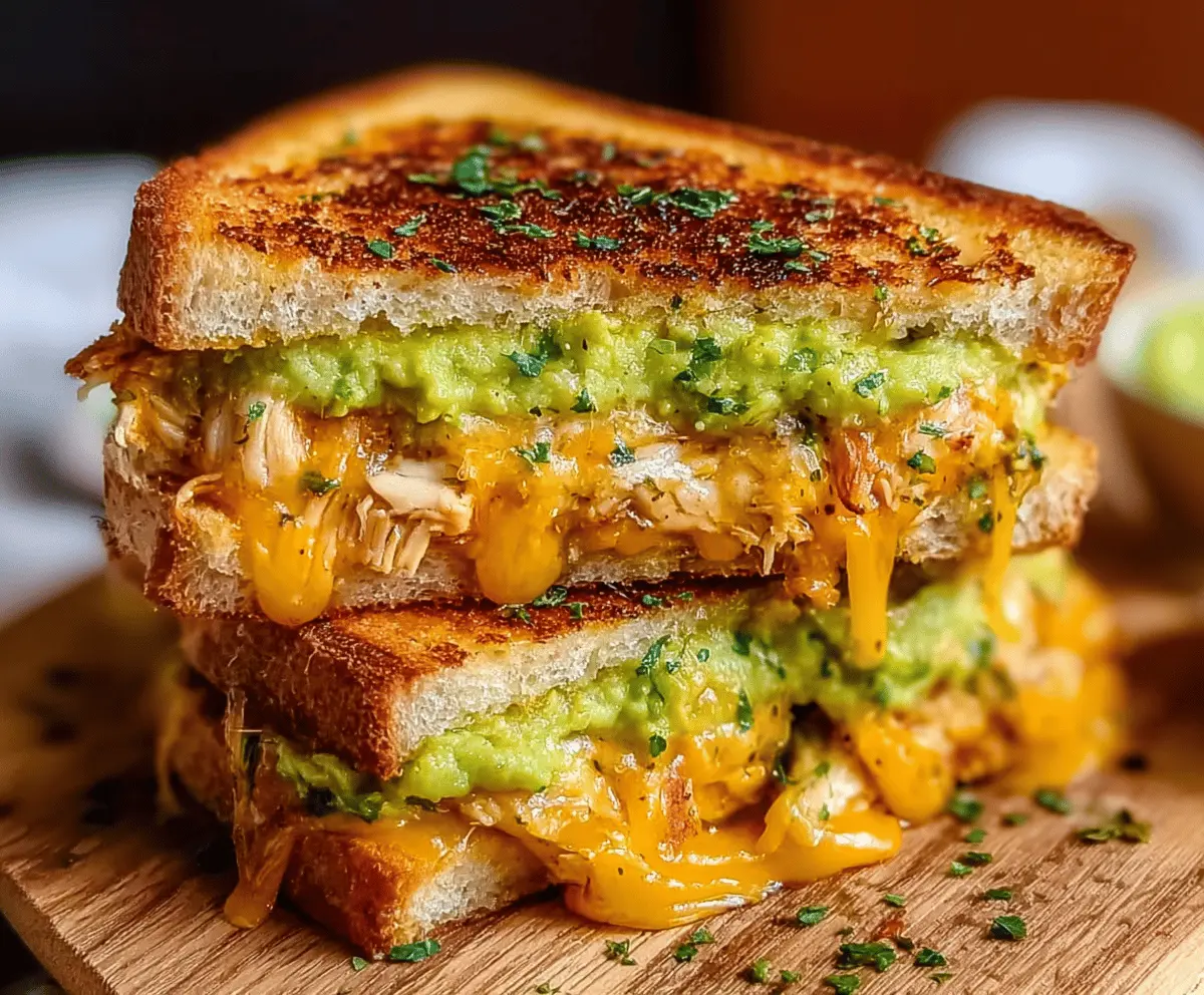 Cheesy Chicken Avocado Melt Recipe – Must Try!