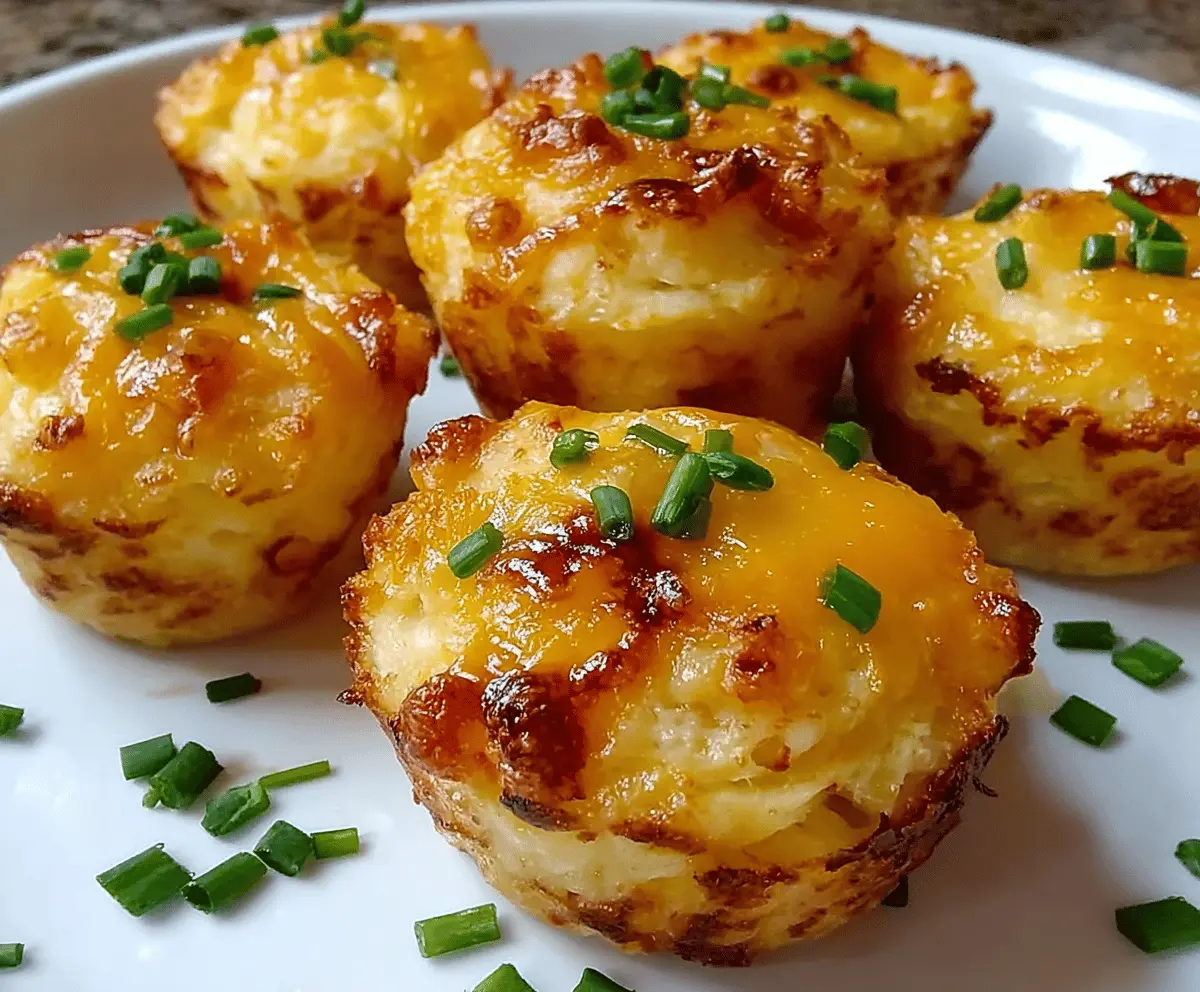 Delicious cheesy mashed potato puffs with golden crispy exterior and creamy cheesy filling, perfect for appetizers or snacks.