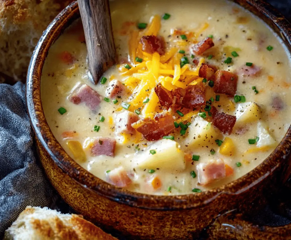 Classic Loaded Potato Soup Recipe – Creamy, Hearty & Easy