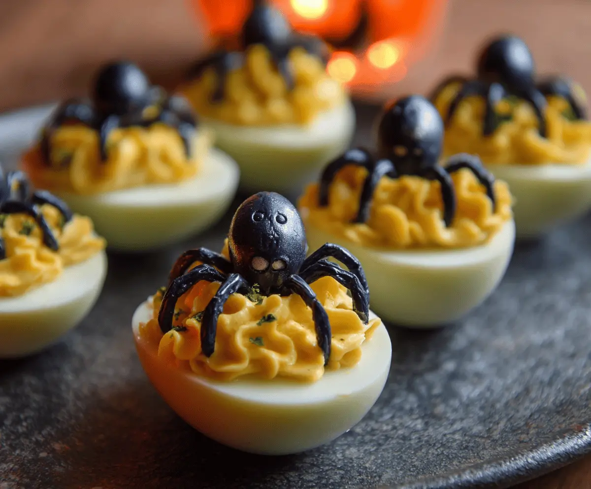Creepy Deviled Eggs Recipe – Easy Spooky Halloween Appetizer
