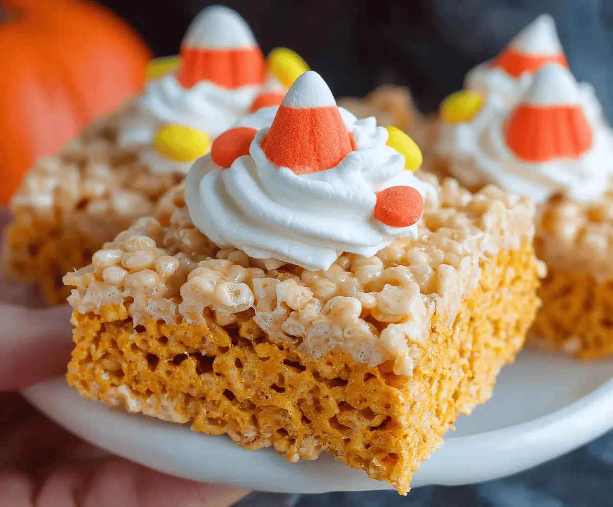 Easy Pumpkin Pie Marshmallow Treats Recipe – Quick & Delicious Fall Dessert