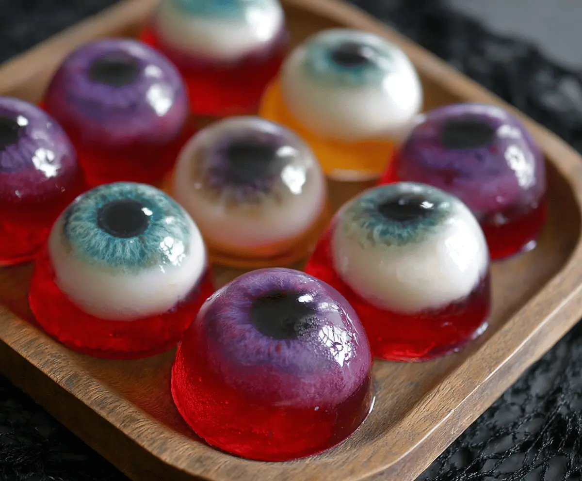 Spooky Halloween Eyeball Jello Shots Recipe