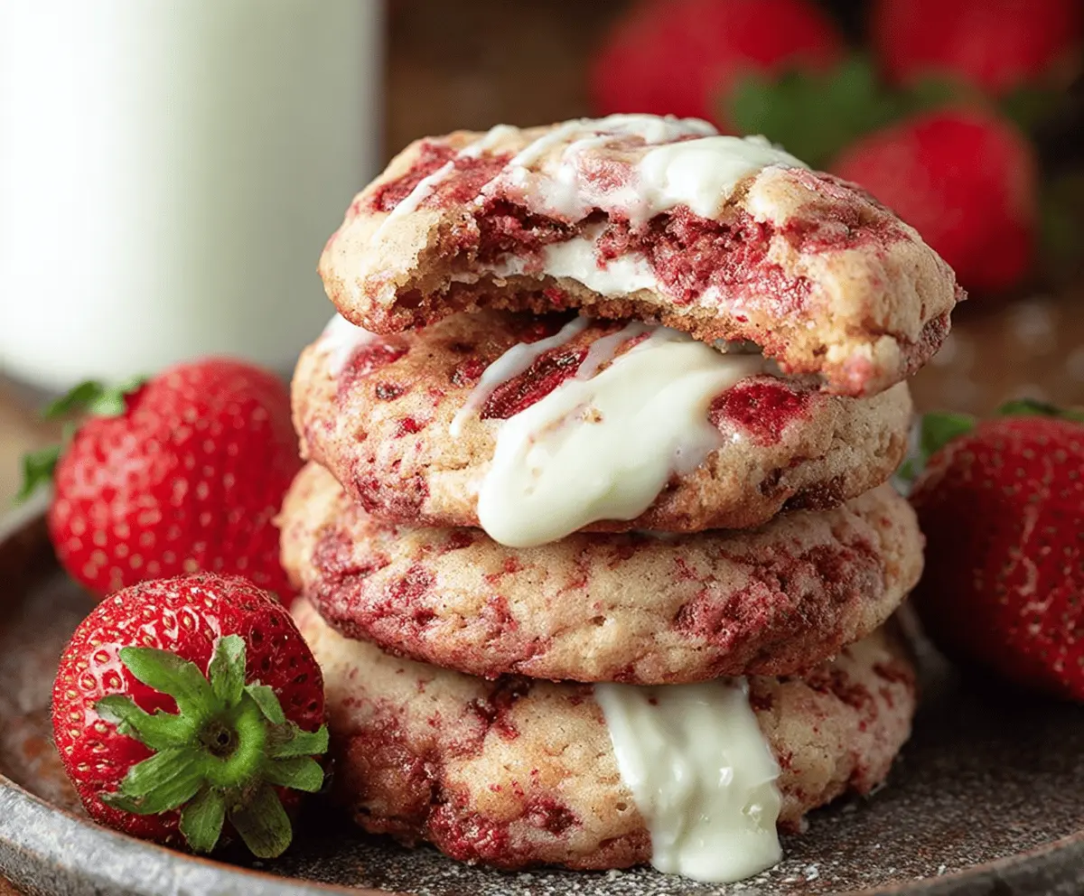 Irresistible Strawberry Cheesecake Cookies Recipe