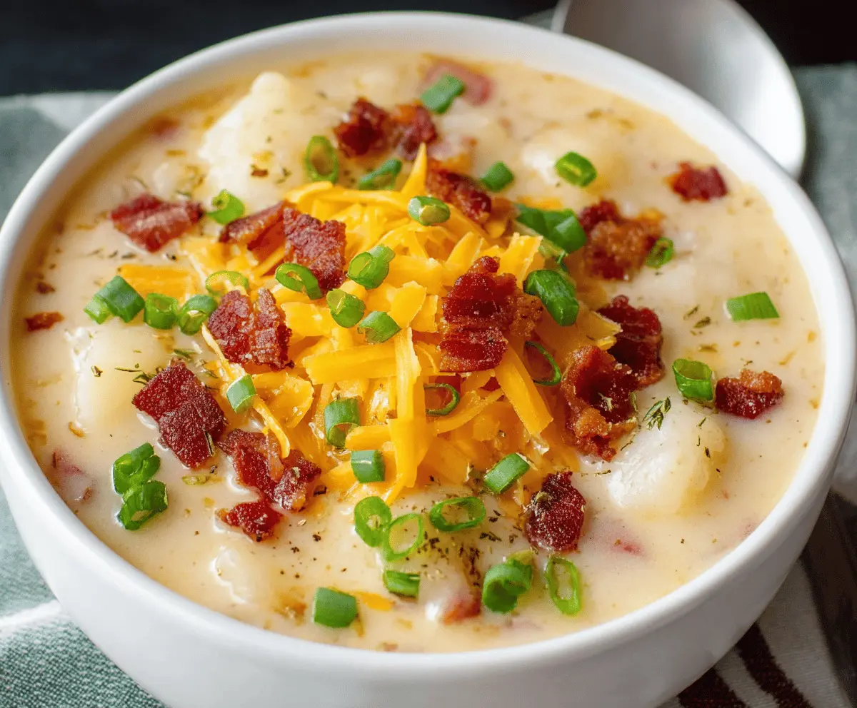 Best Crockpot Potato Soup Recipe – Easy, Creamy & Delicious