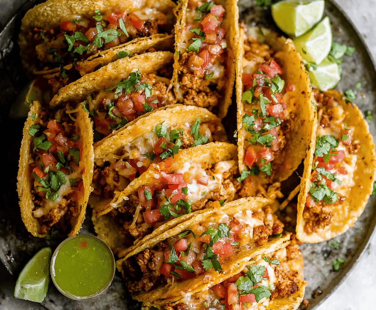 Quick Mini Baked Chicken Tacos