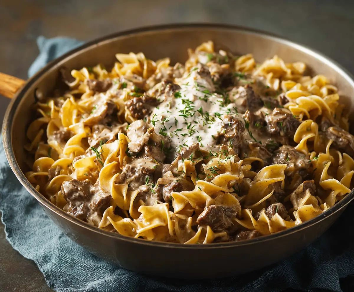 Easy Beef Stroganoff Recipe