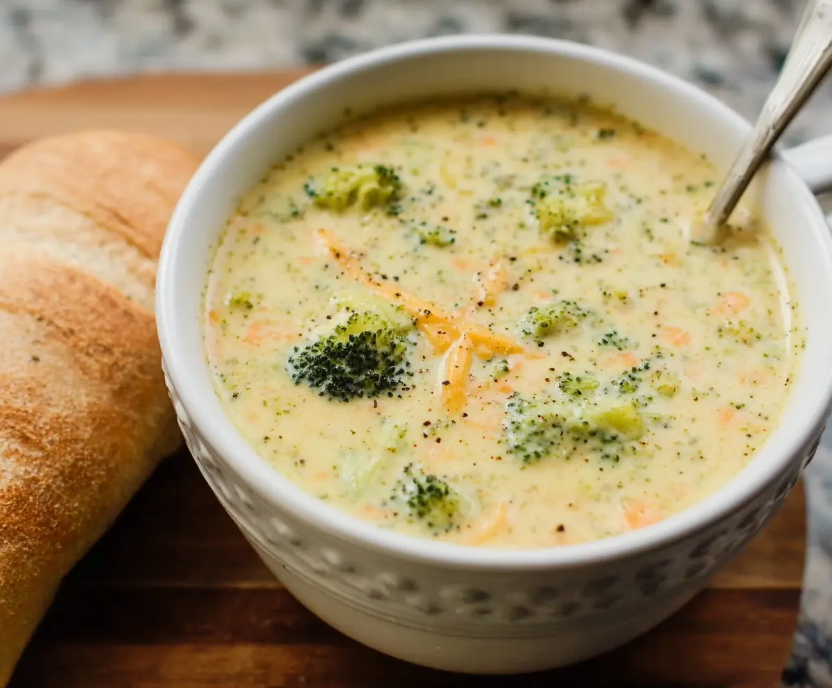 Easy Cheesy Broccoli Soup Recipe