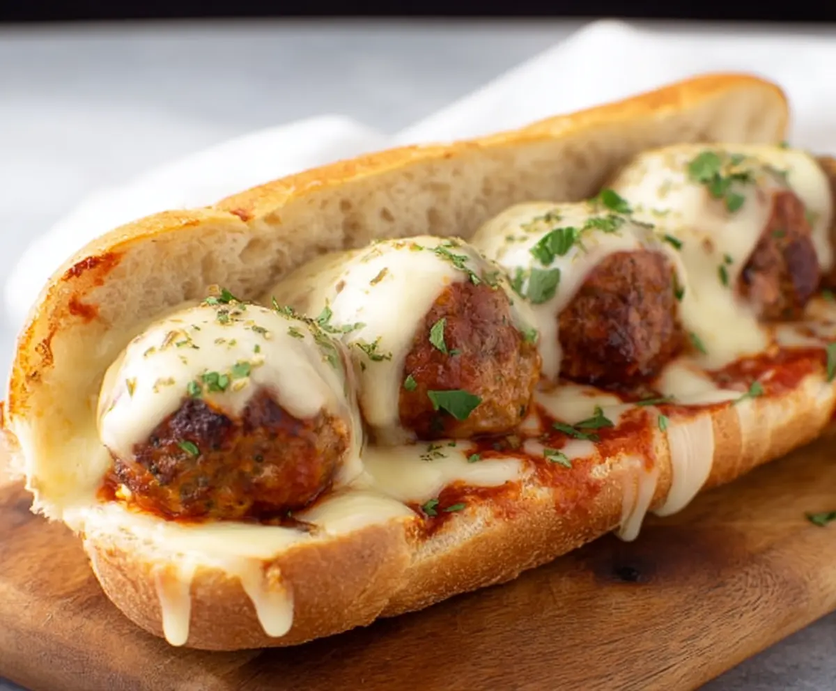 Easy Cheesy Meatball Subs Recipe