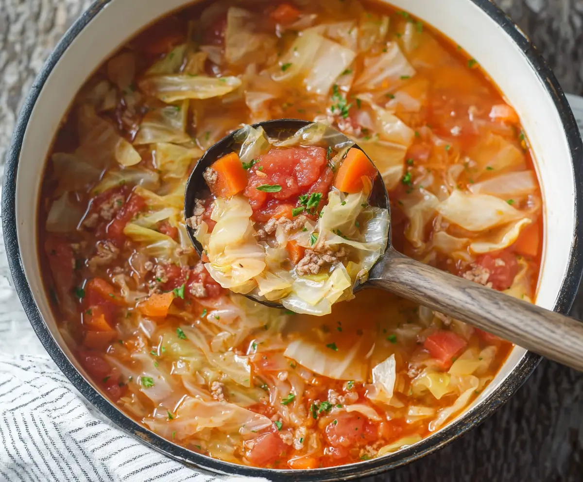 Easy Classic Cabbage Soup Recipe