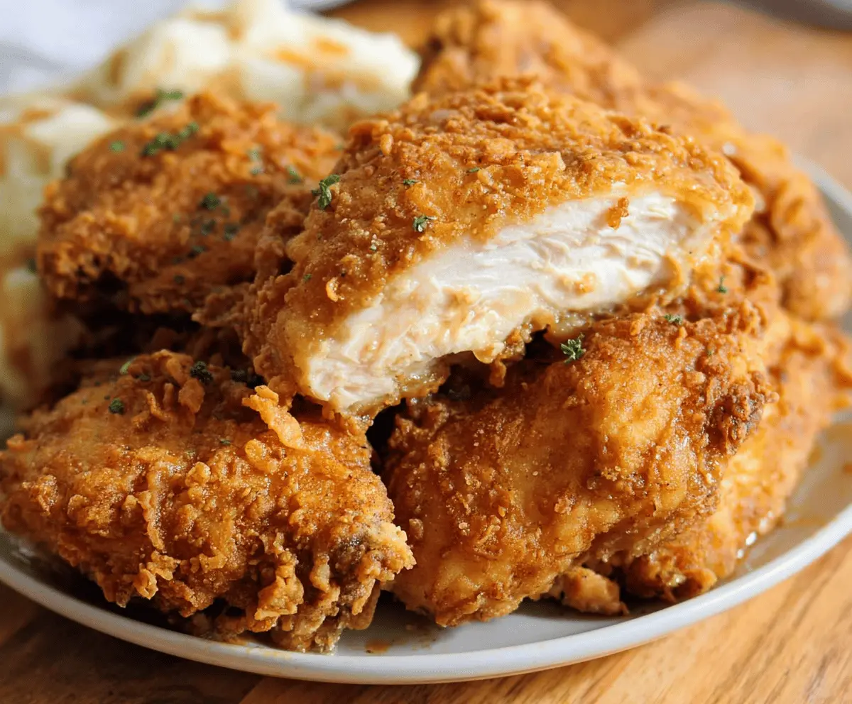 Crispy Country Fried Chicken Recipe