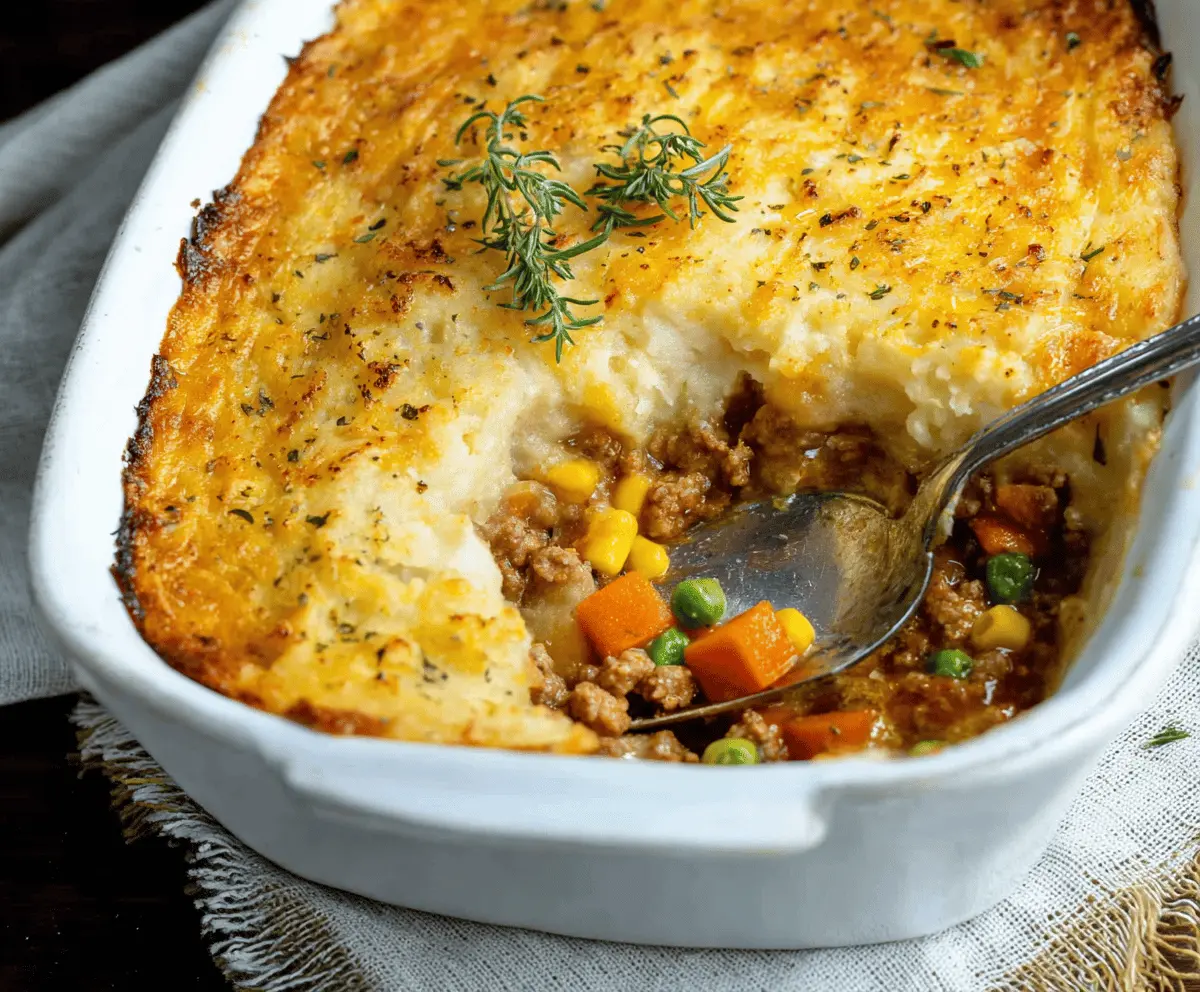 Easy Ground Turkey Shepherd's Pie