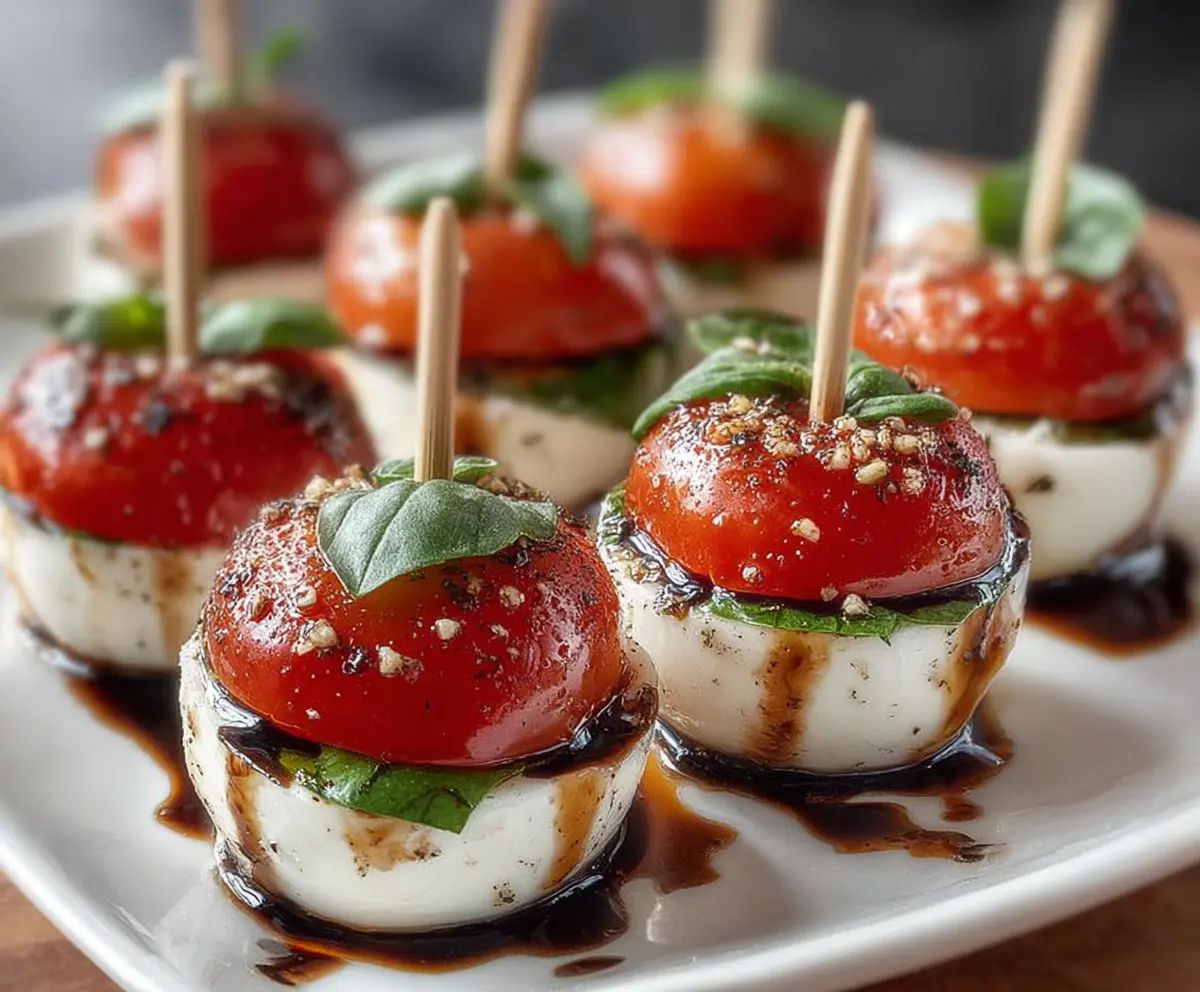 Easy Mini Caprese Bites Recipe