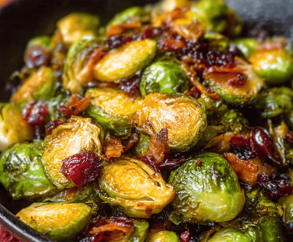 Tasty Orange Maple Brussels Sprouts