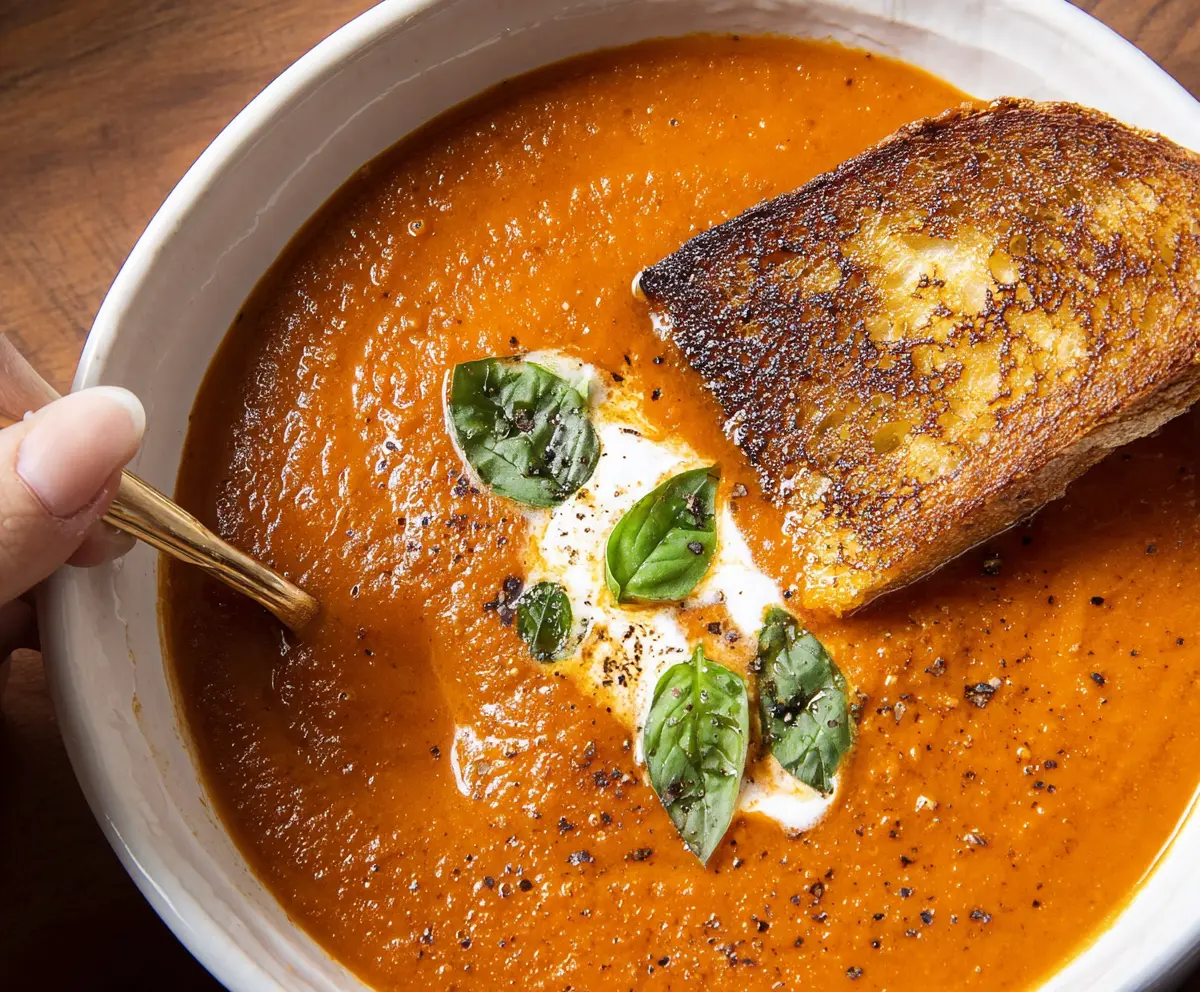 Easy Roasted Tomato Soup Recipe