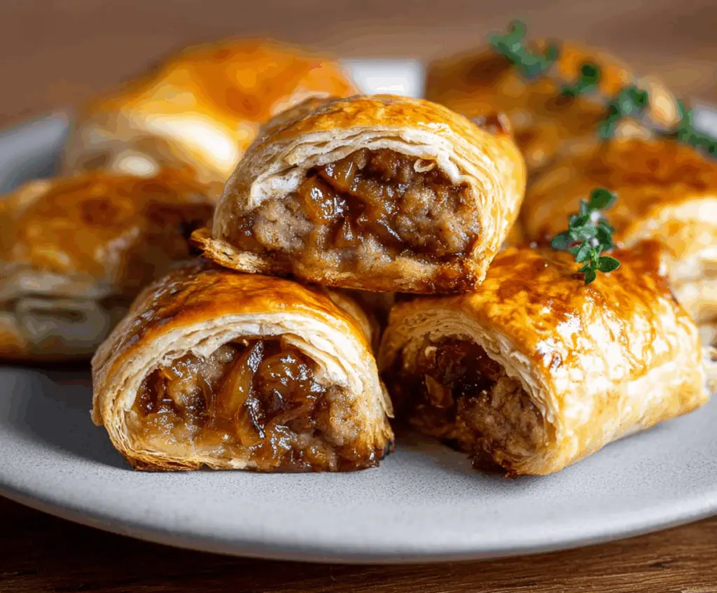 Savory French Onion Sausage Rolls That Wow