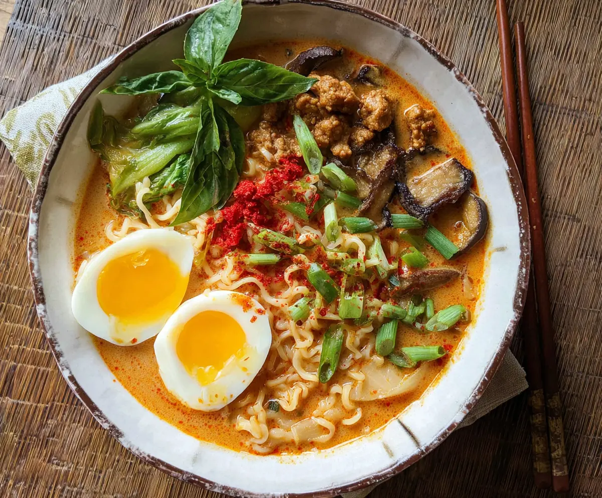 Spicy Coconut Curry Ramen Recipe