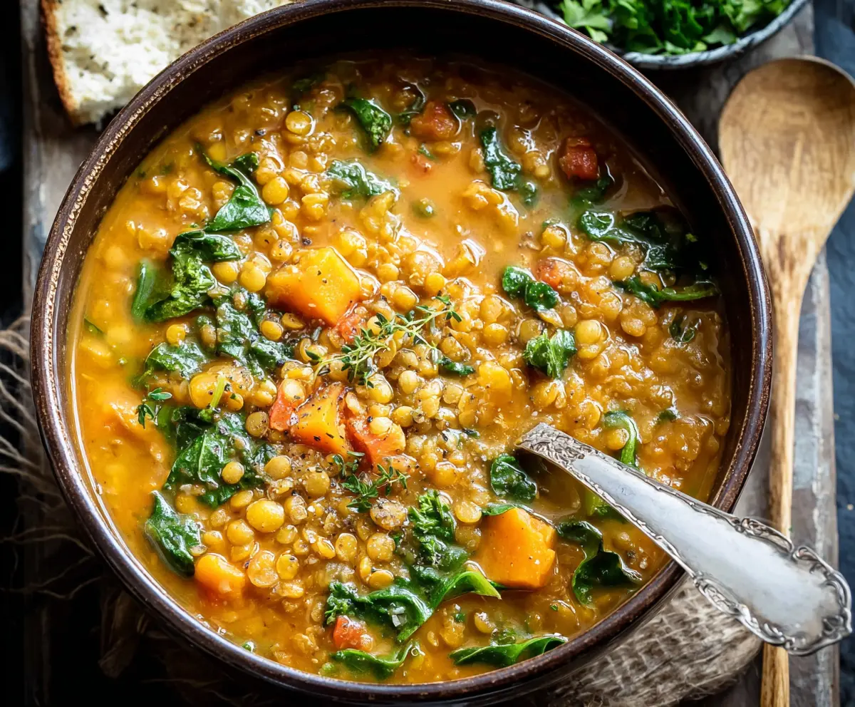 Easy Warm Lentil Soup Recipe