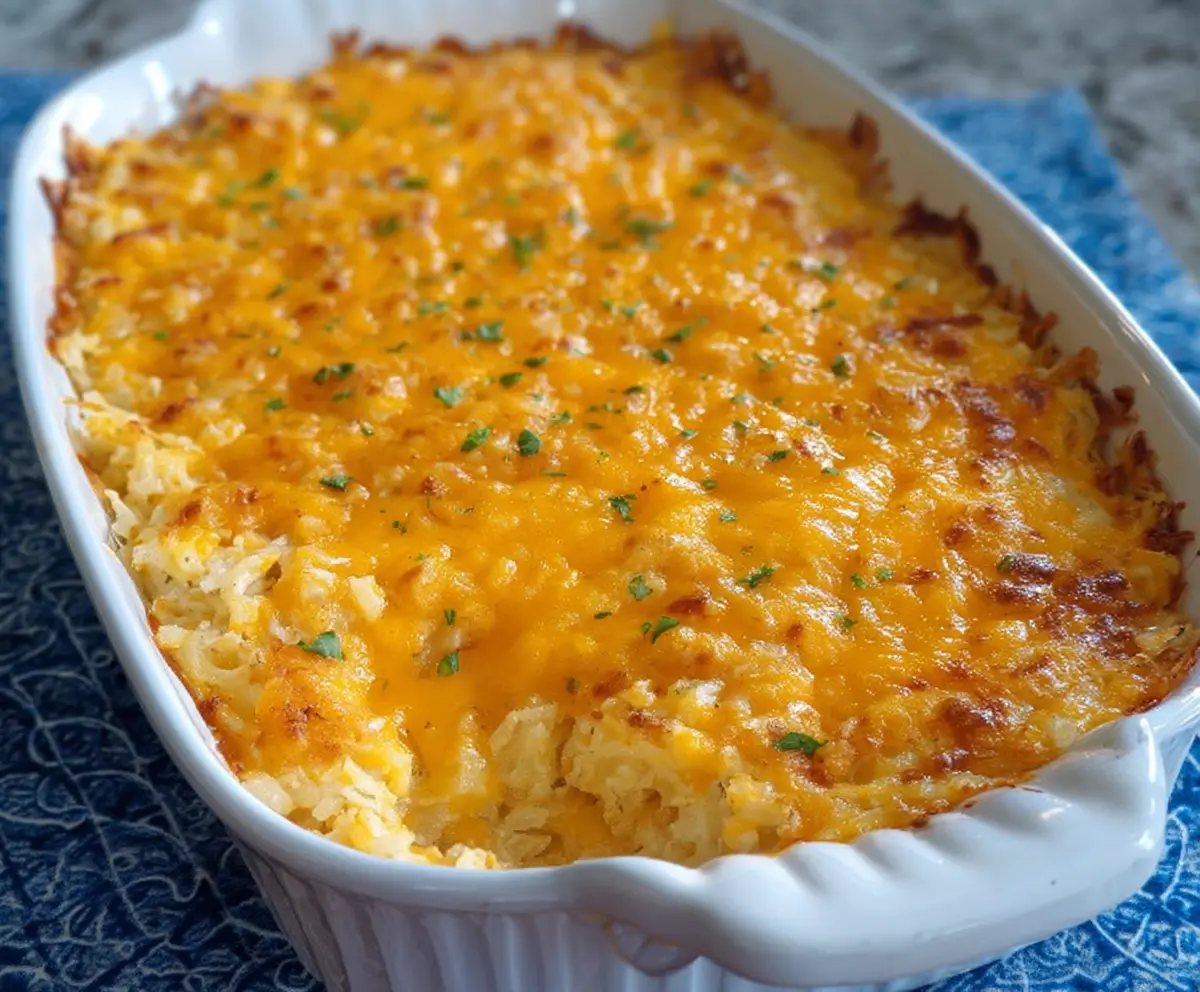 Easy Cheesy Hashbrown Casserole
