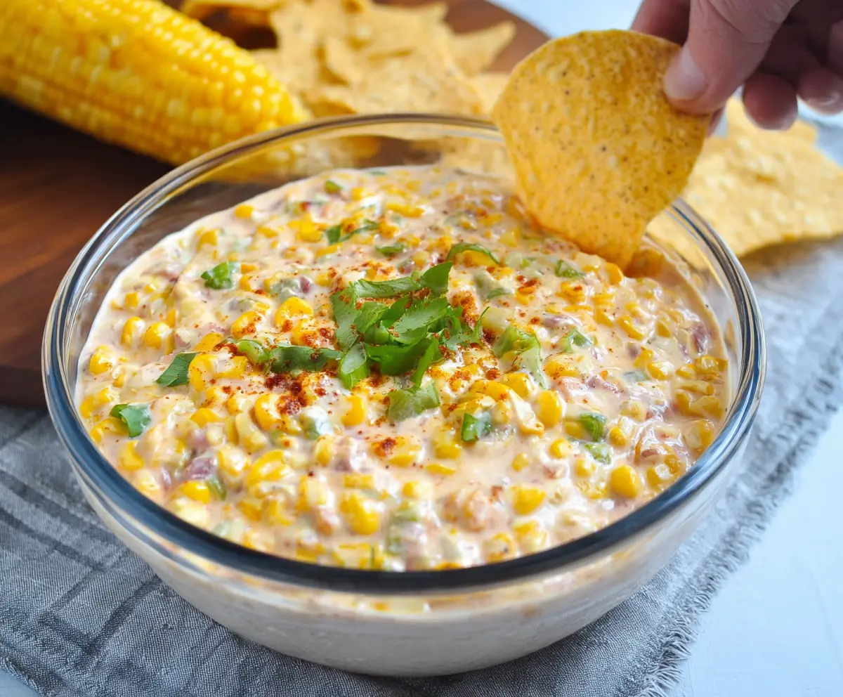 Easy Creamy Corn Dip Recipe