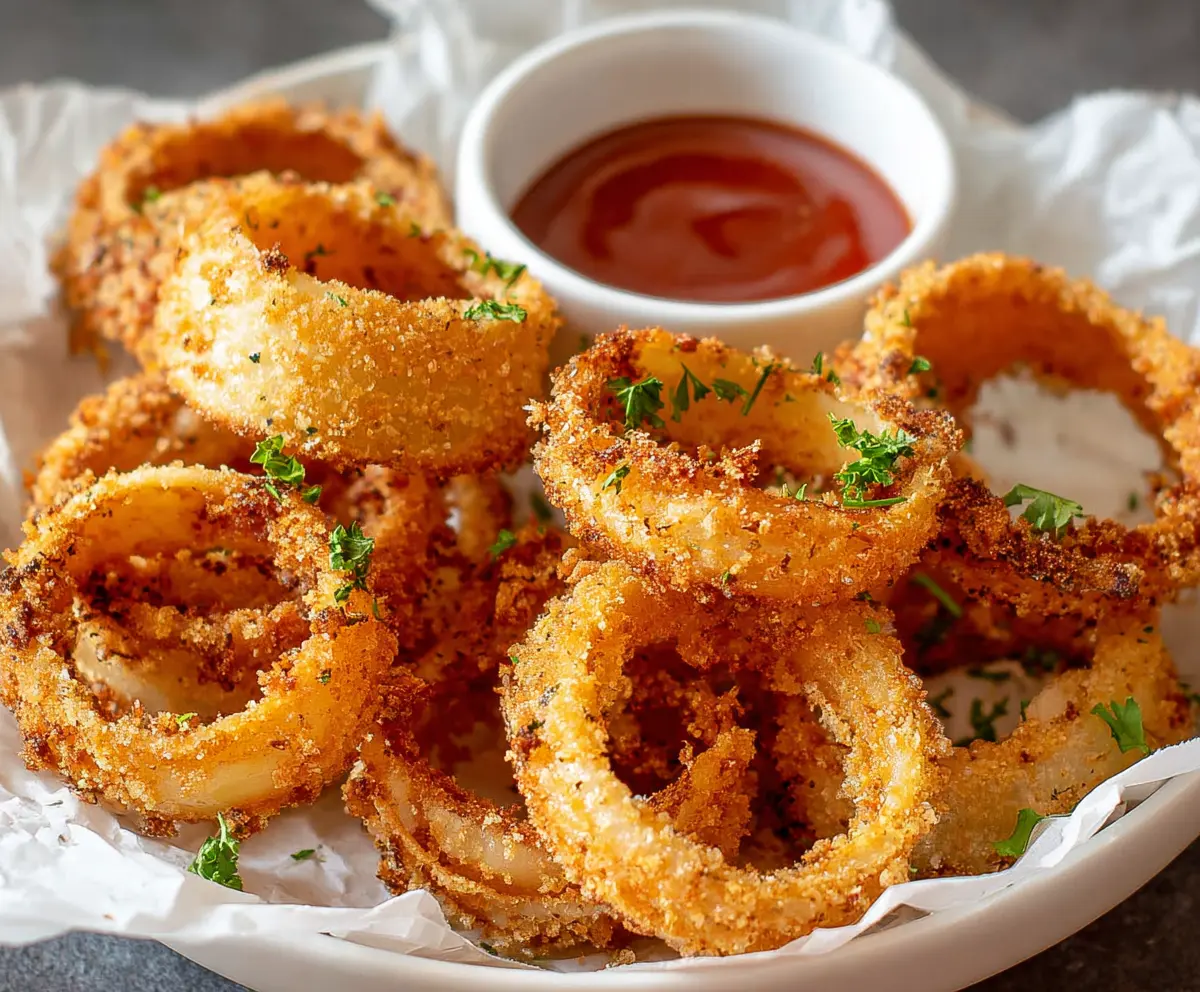 Crispy Keto Onion Rings Recipe