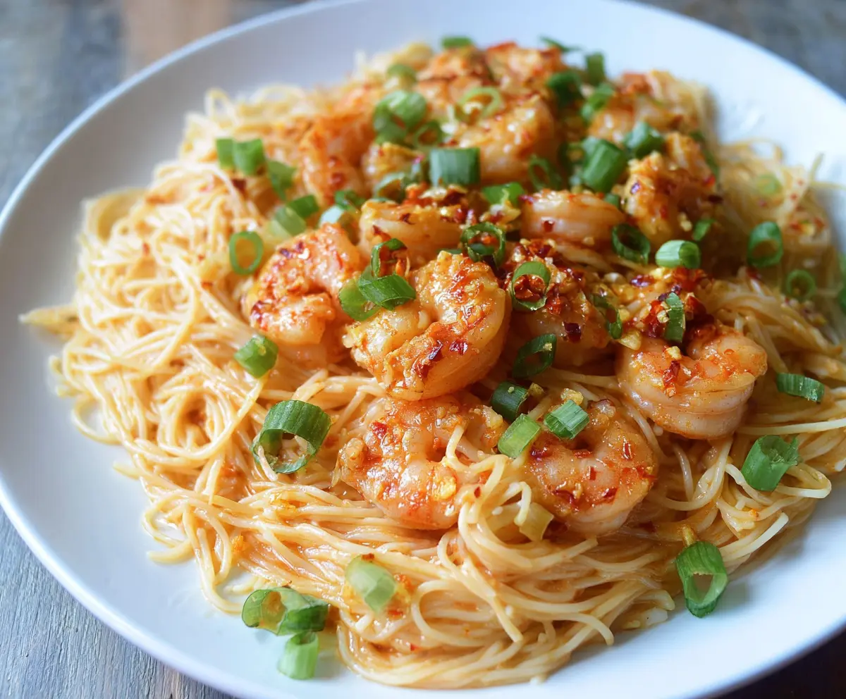 Easy Bang Bang Shrimp Pasta Recipe