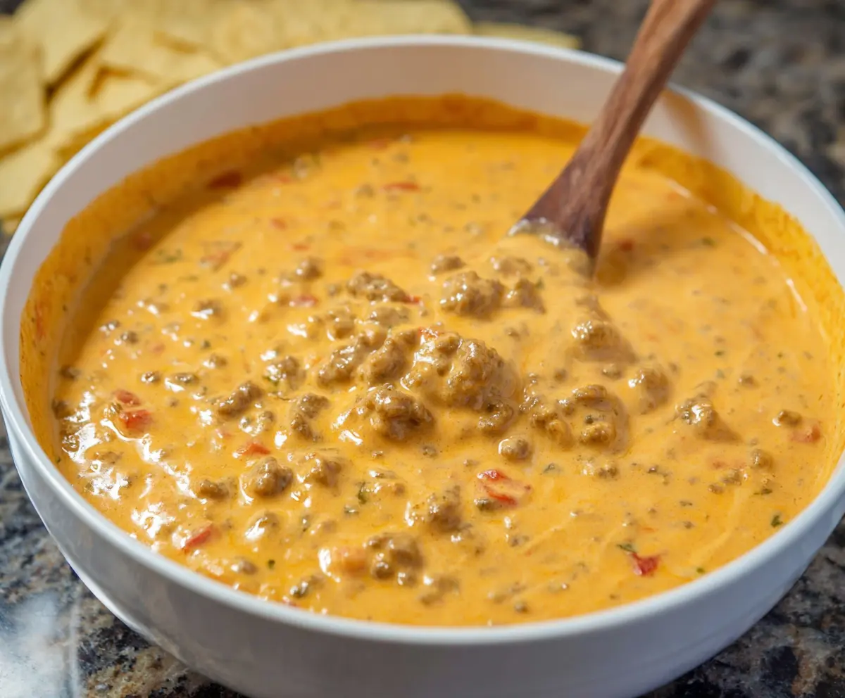 Easy Sausage Rotel Dip Recipe